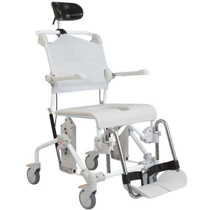 Tilting shower sale commode chair