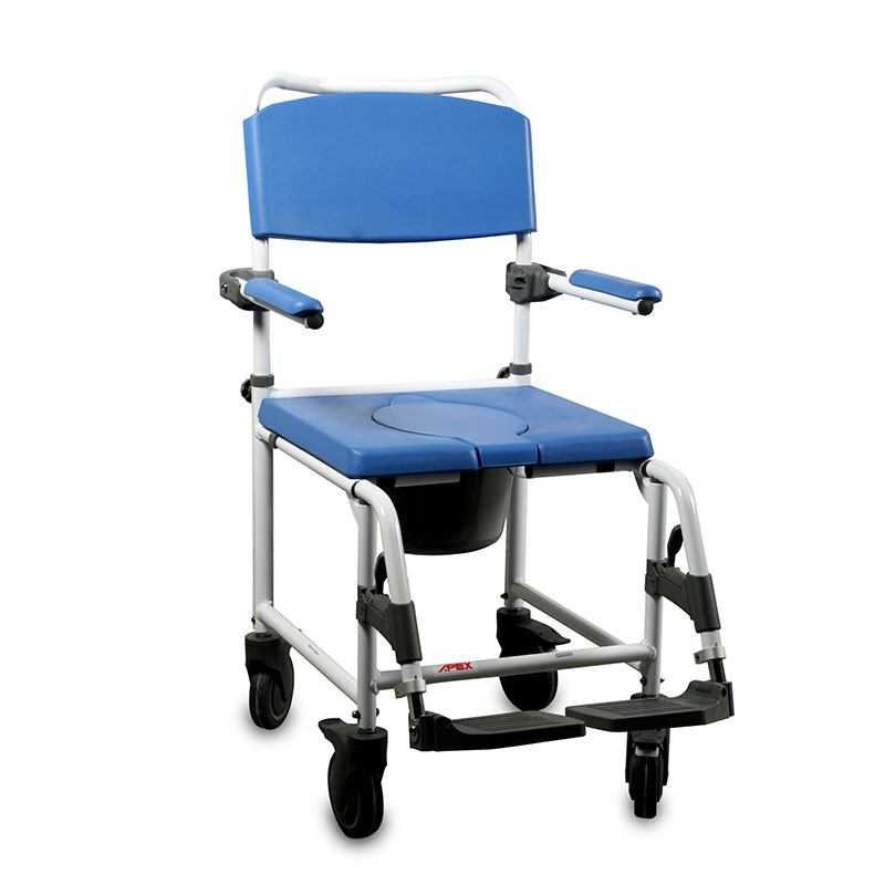 Aluminium best sale commode chair